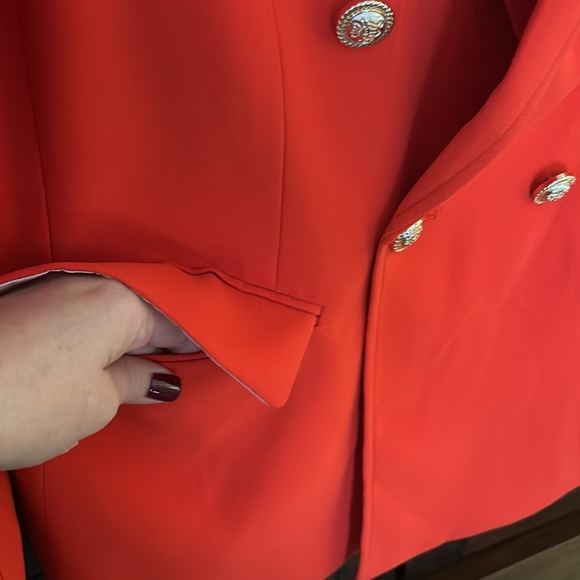 Tahari orange blazer. NWT - Picture 4 of 7